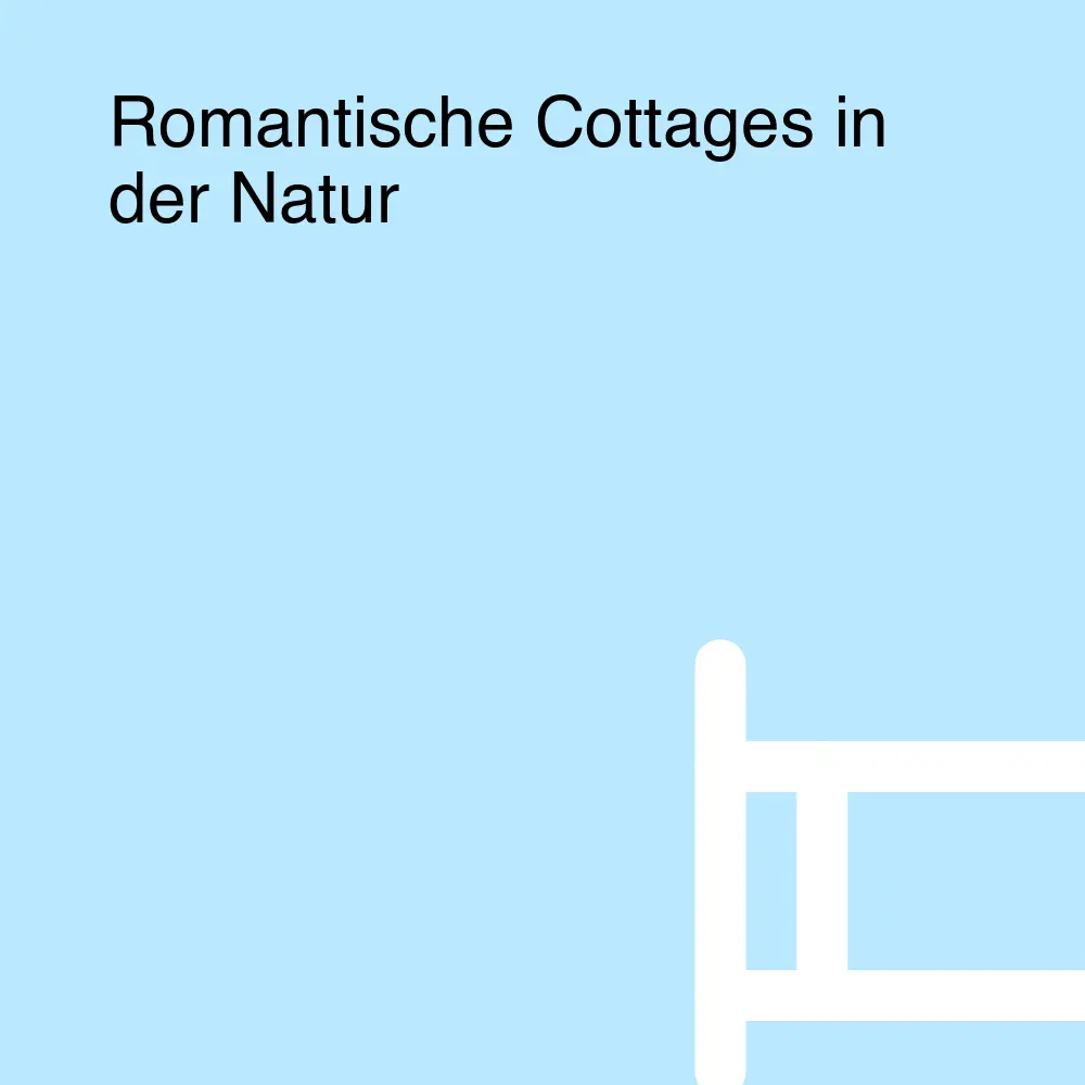 Romantische Cottages in der Natur