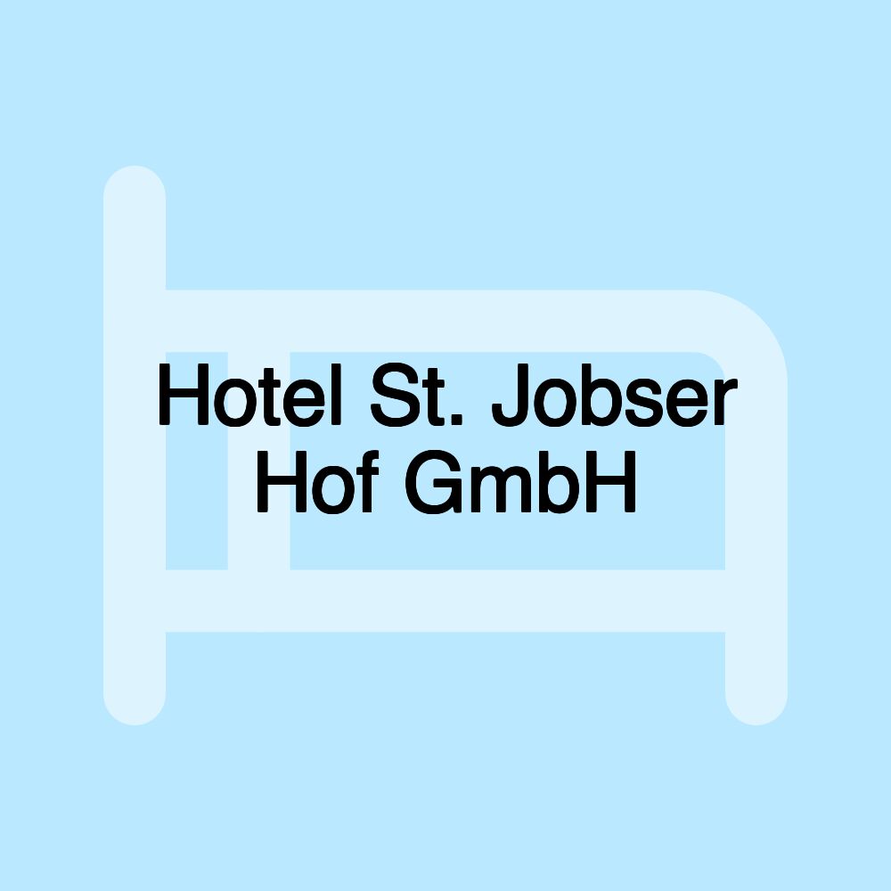 Hotel St. Jobser Hof GmbH