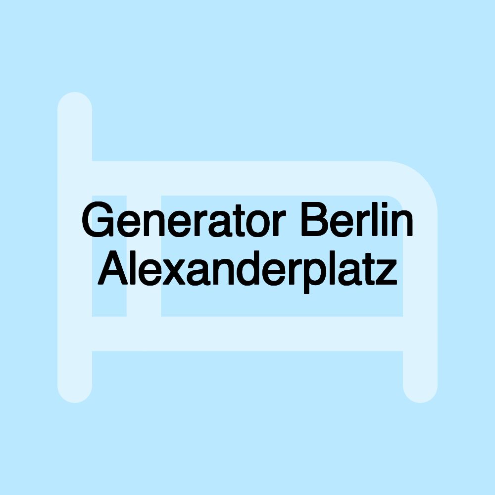 Generator Berlin Alexanderplatz