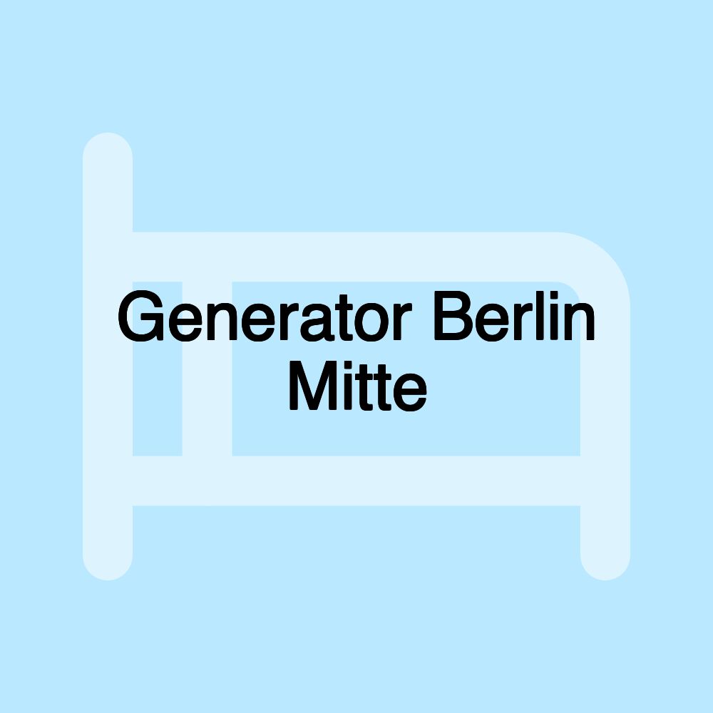 Generator Berlin Mitte