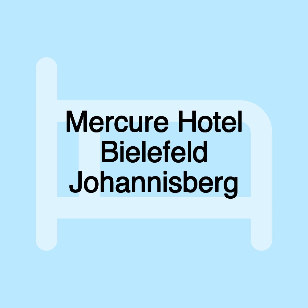 Mercure Hotel Bielefeld Johannisberg