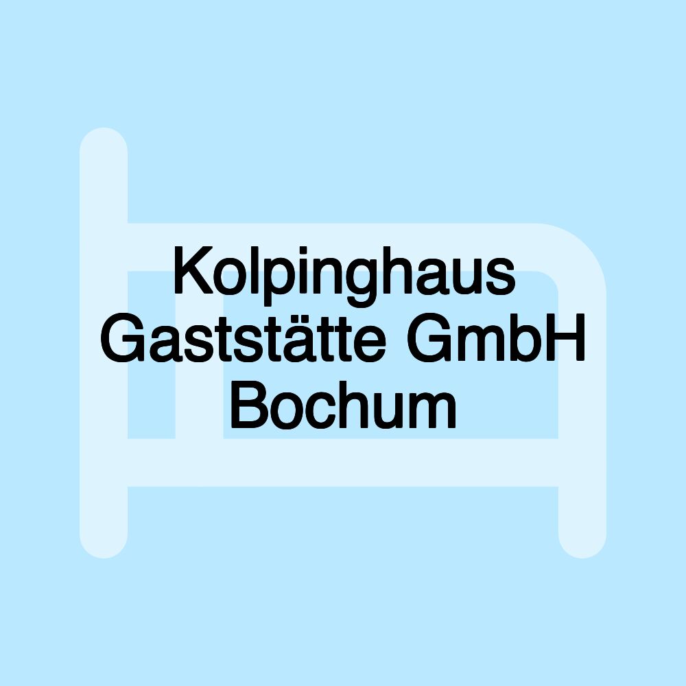 Kolpinghaus Gaststätte GmbH Bochum