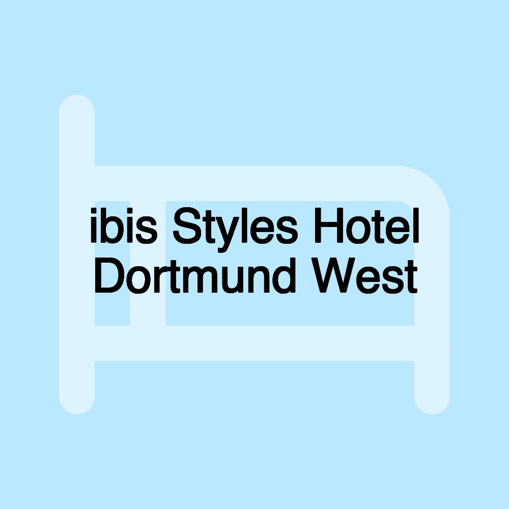 ibis Styles Hotel Dortmund West