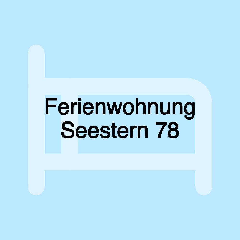 Ferienwohnung Seestern 78