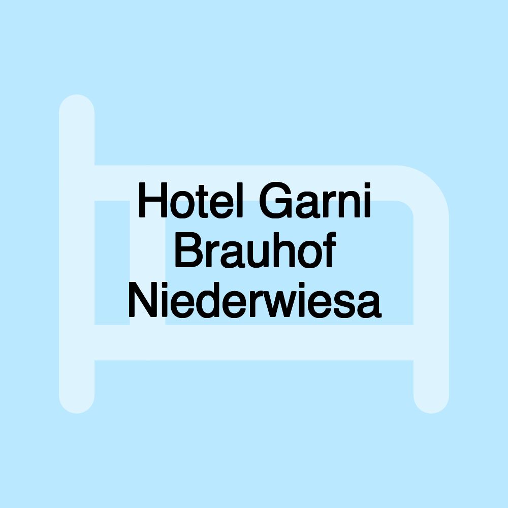 Hotel Garni Brauhof Niederwiesa