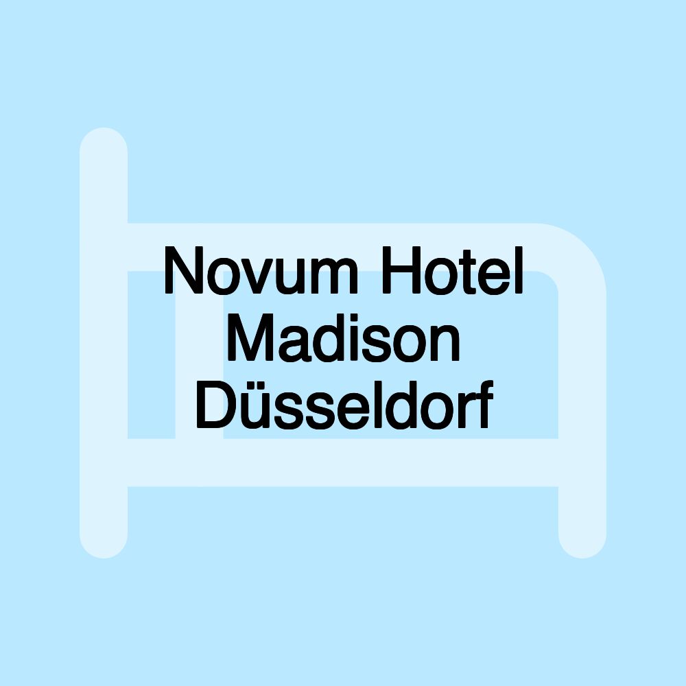 Novum Hotel Madison Düsseldorf