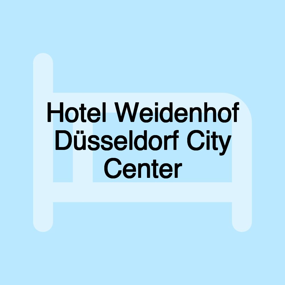 Hotel Weidenhof Düsseldorf City Center