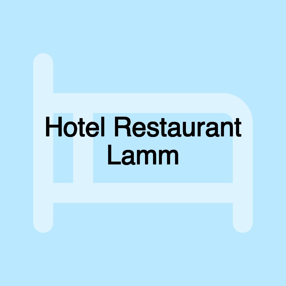 Hotel Restaurant Lamm