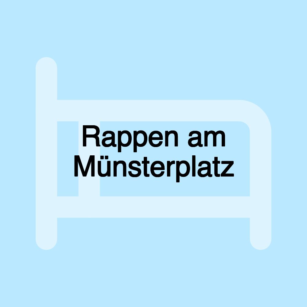 Rappen am Münsterplatz