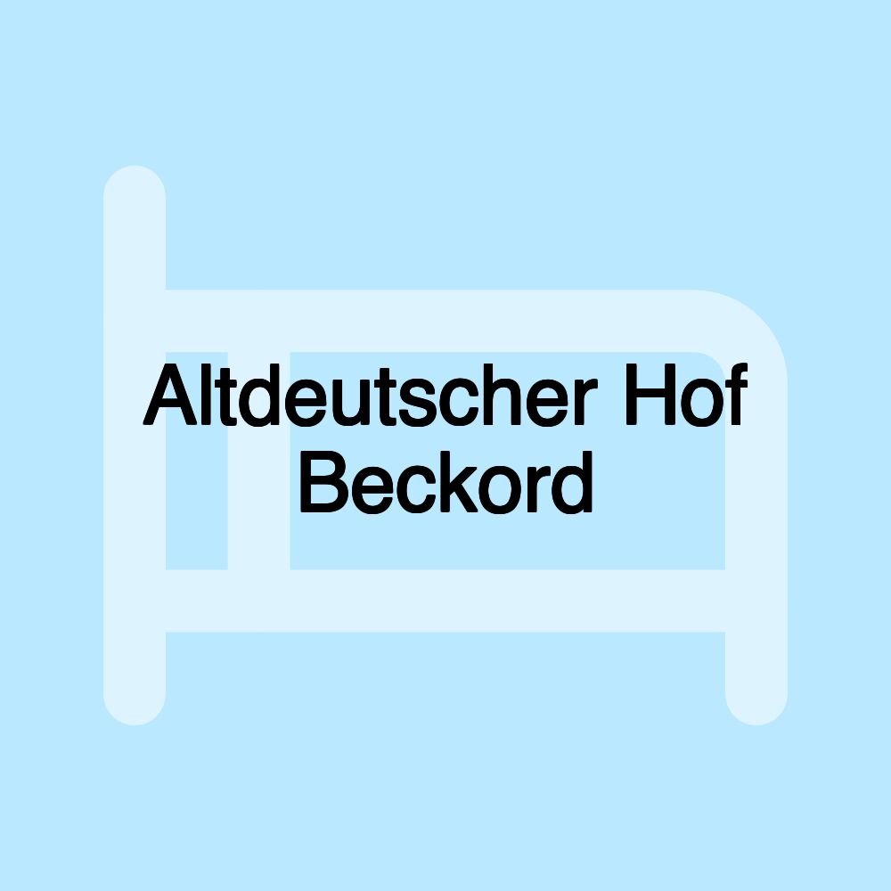 Altdeutscher Hof Beckord