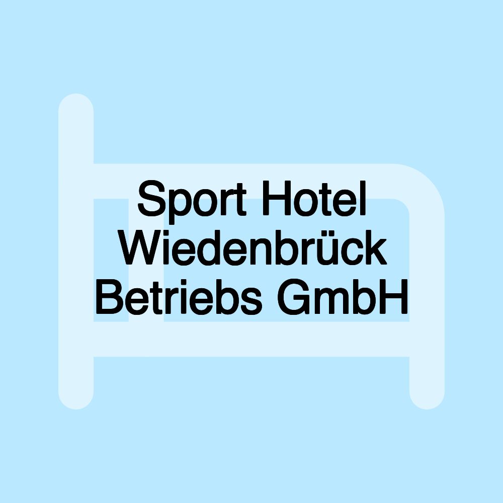 Sport Hotel Wiedenbrück Betriebs GmbH