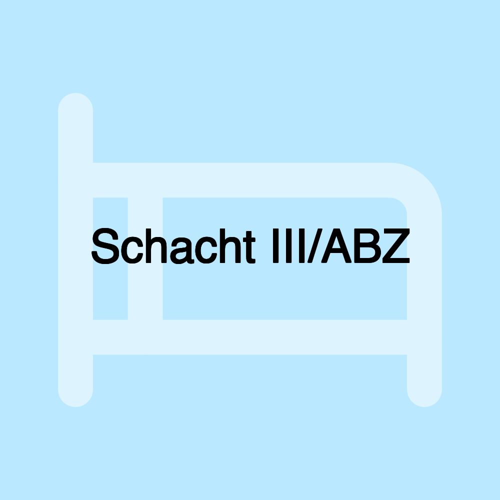 Schacht III/ABZ