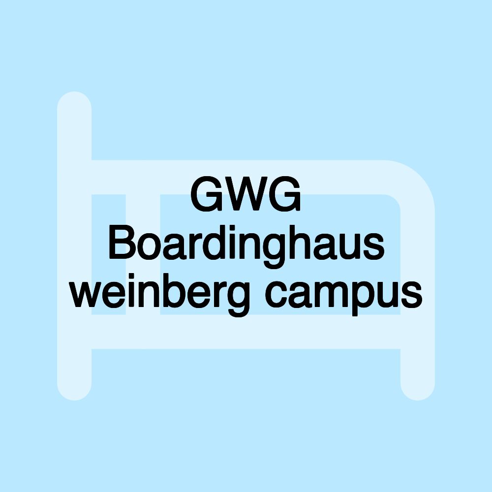 GWG Boardinghaus weinberg campus