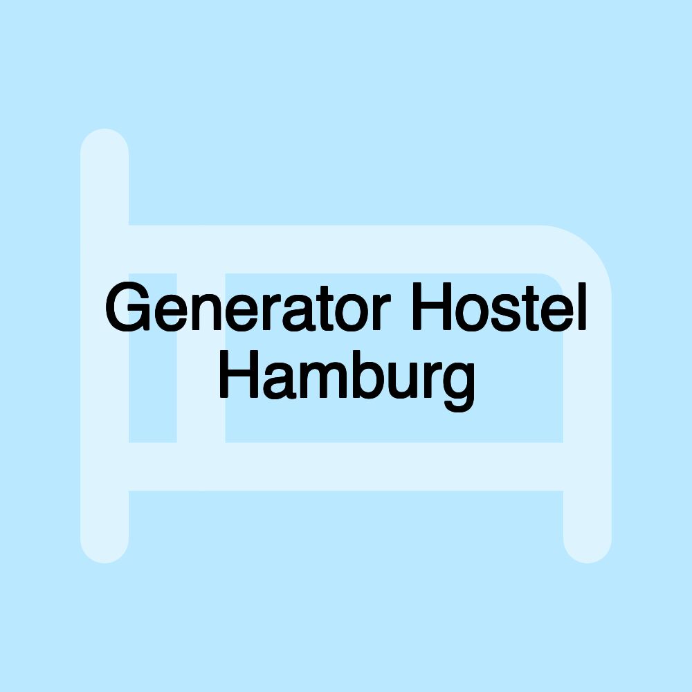 Generator Hostel Hamburg