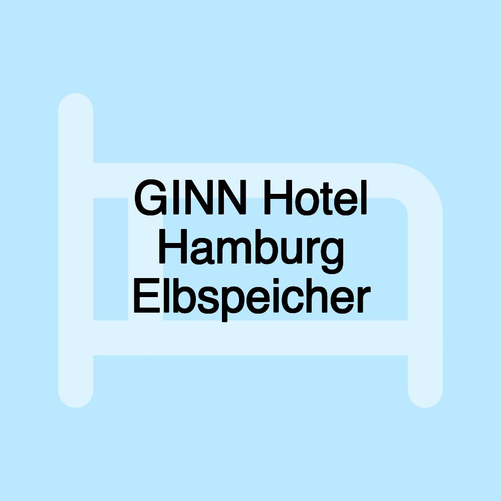 GINN Hotel Hamburg Elbspeicher