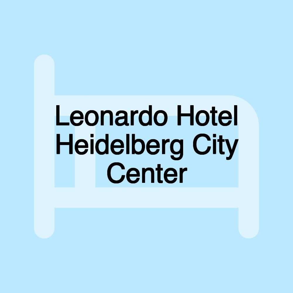 Leonardo Hotel Heidelberg City Center