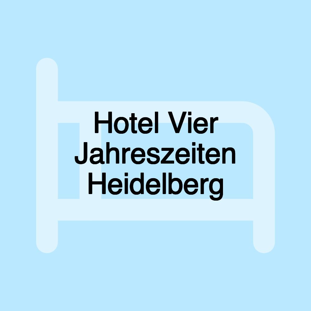 Hotel Vier Jahreszeiten Heidelberg