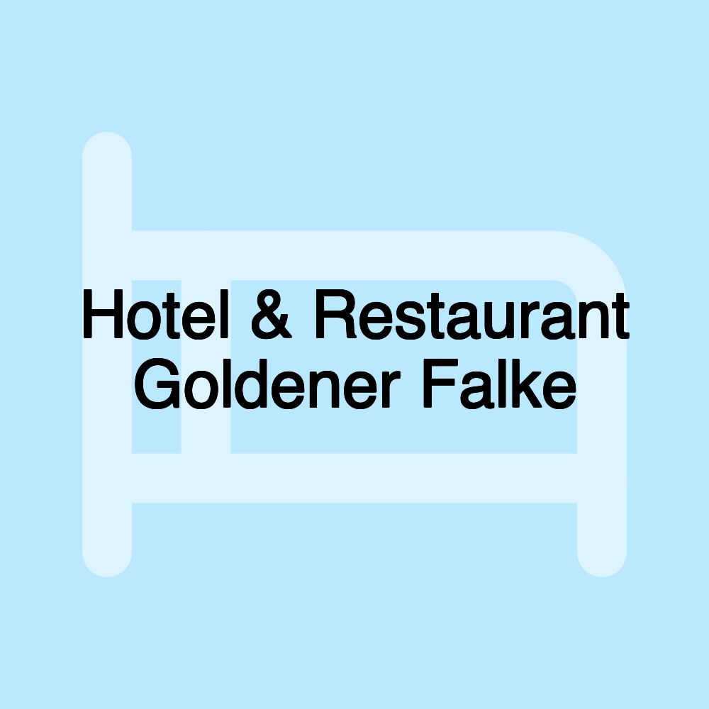 Hotel & Restaurant Goldener Falke