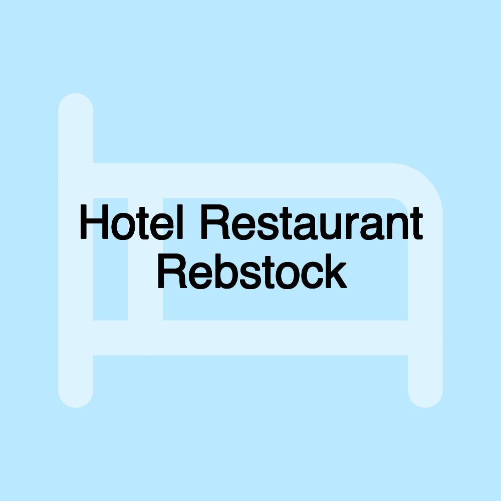 Hotel Restaurant Rebstock