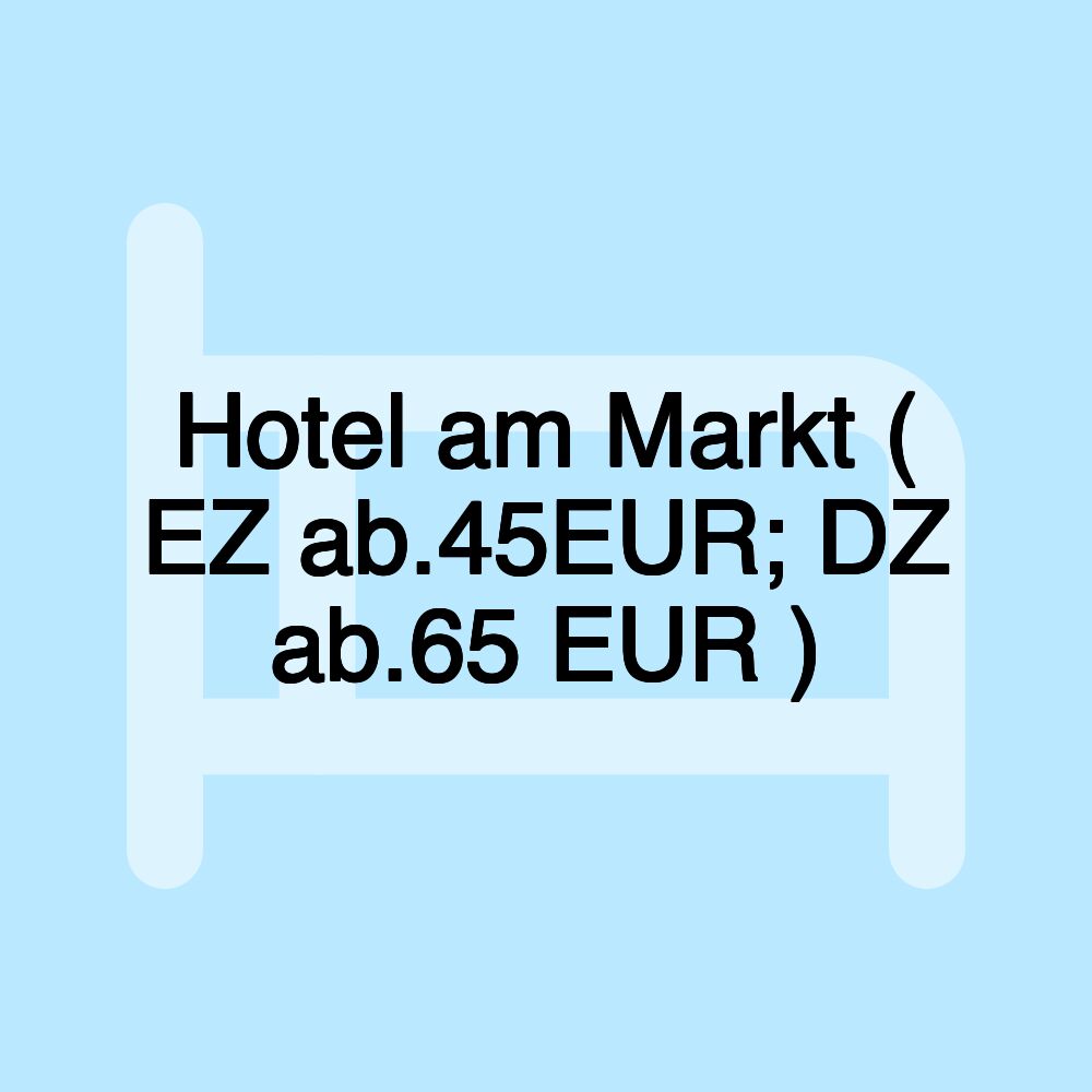 Hotel am Markt