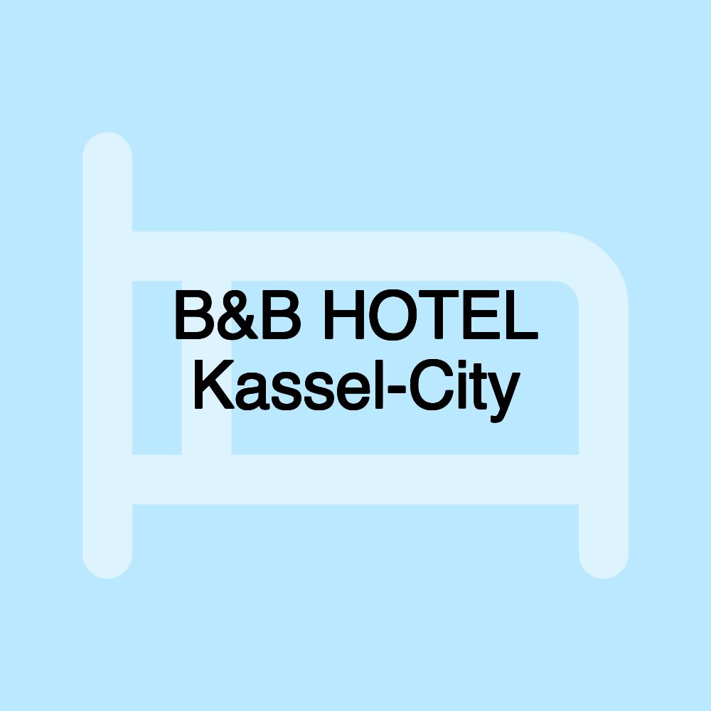 B&B HOTEL Kassel-City