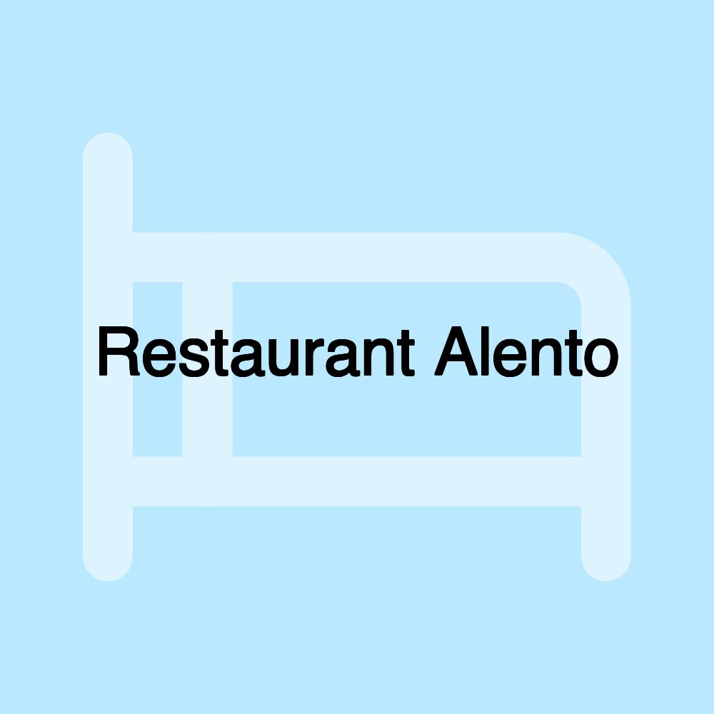 Restaurant Alento