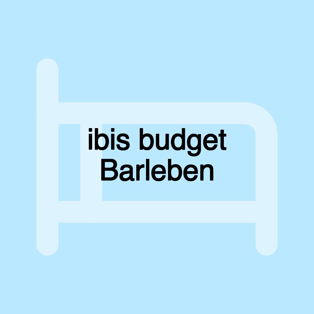 ibis budget Barleben