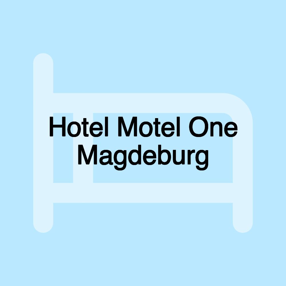 Hotel Motel One Magdeburg