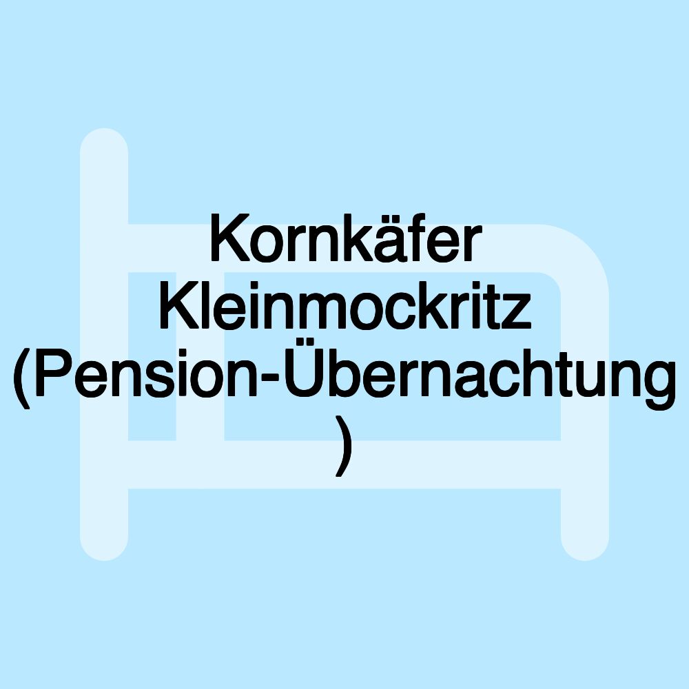 Kornkäfer Kleinmockritz (Pension-Übernachtung )