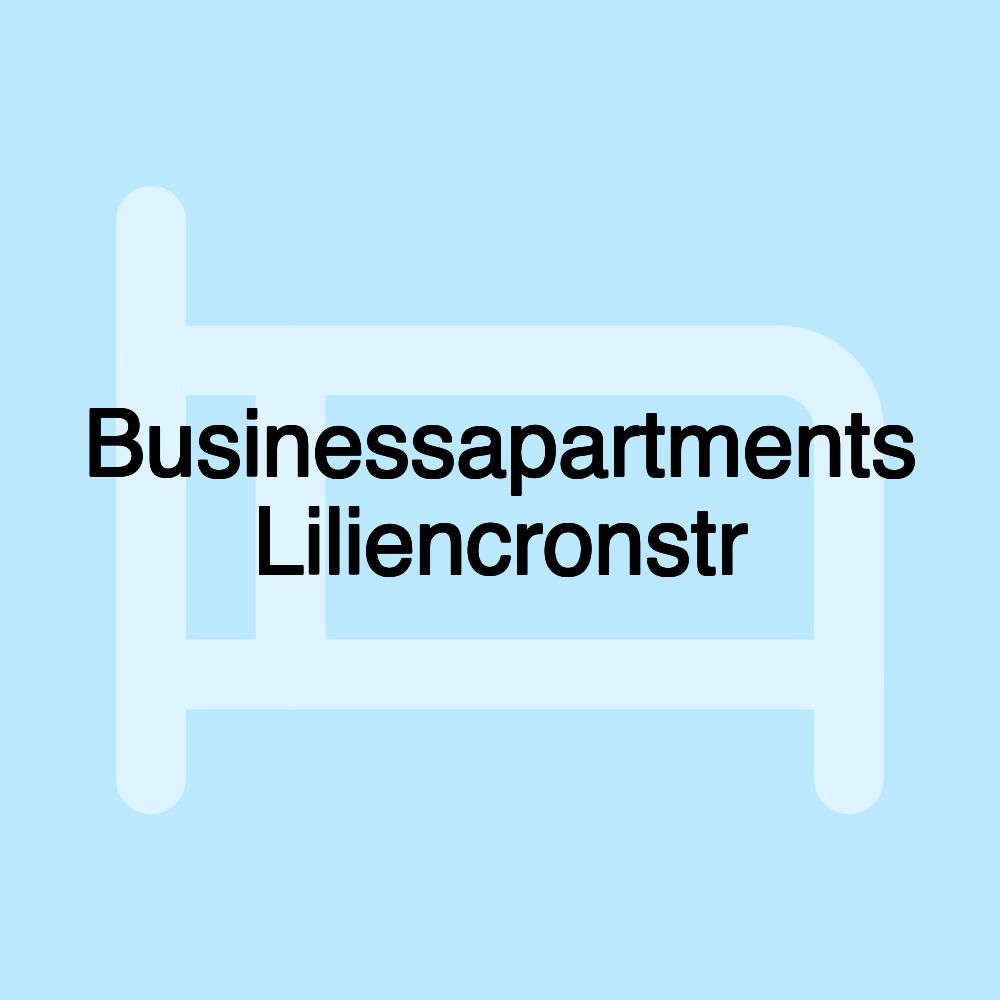 Businessapartments Liliencronstr