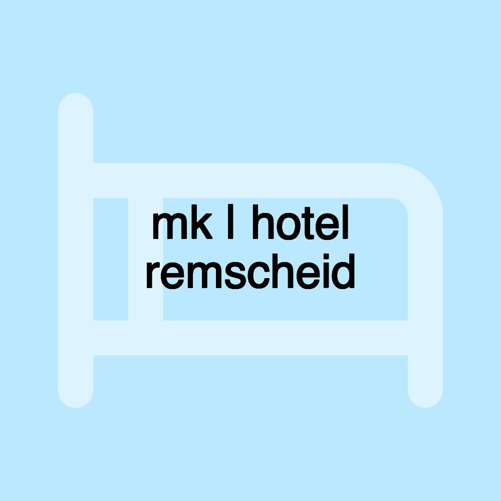 mk | hotel remscheid