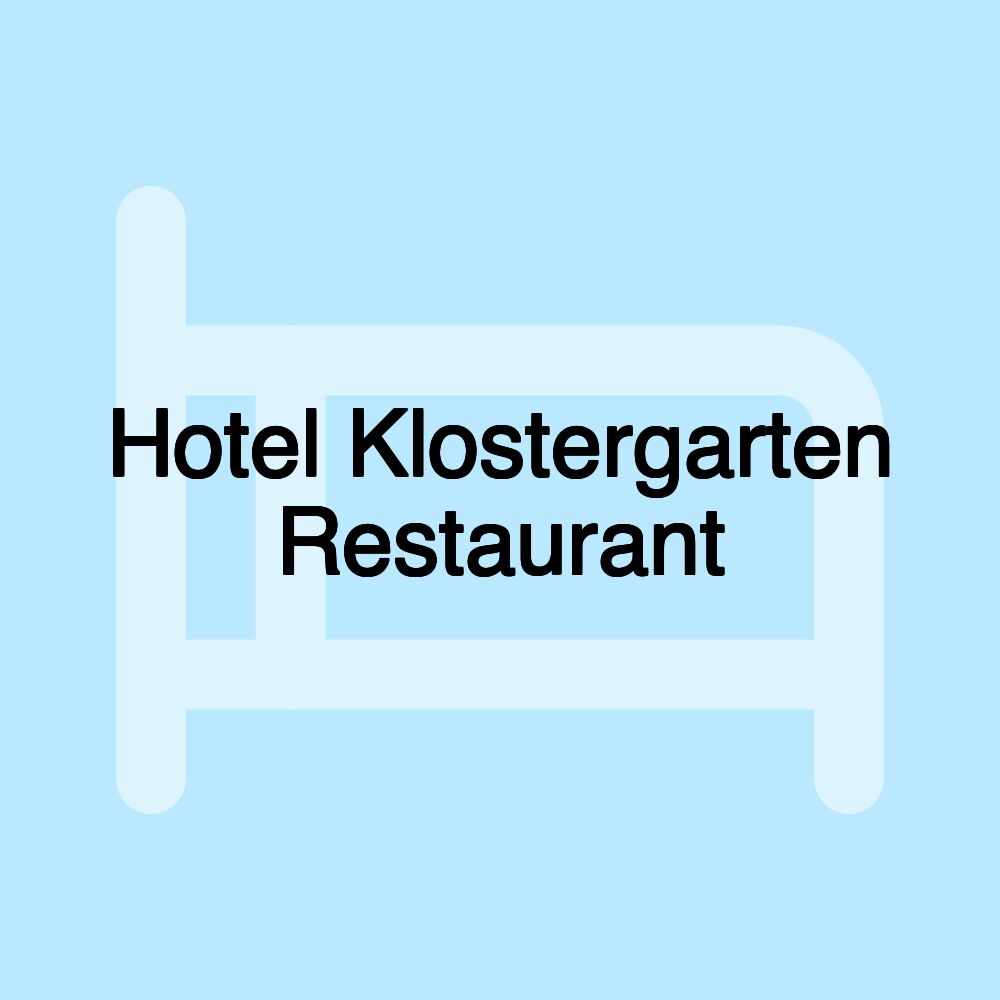 Hotel Klostergarten Restaurant