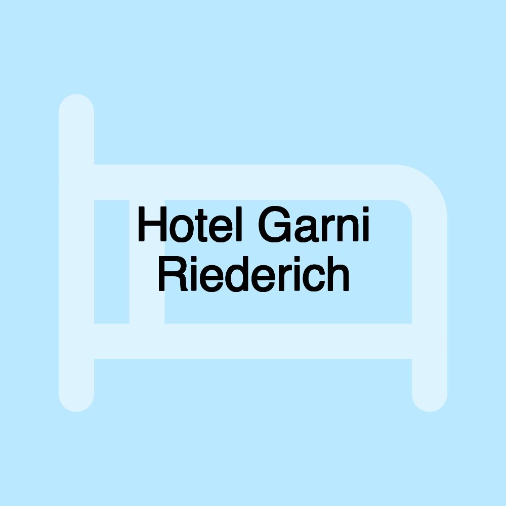 Hotel Garni Riederich