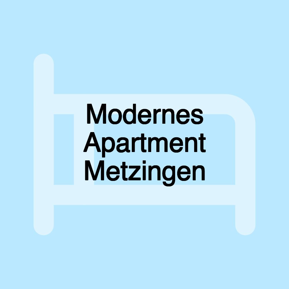 Modernes Apartment Metzingen