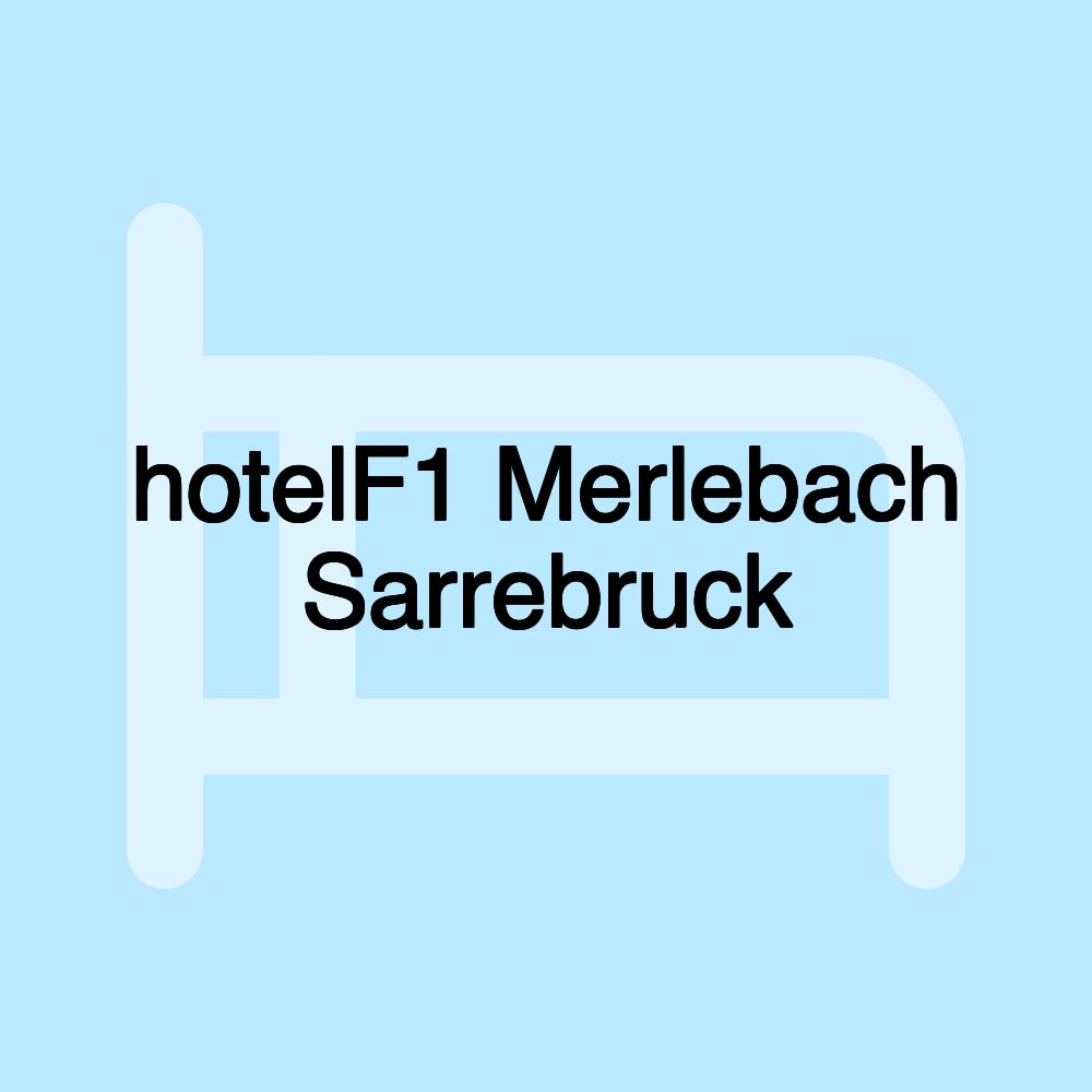 hotelF1 Merlebach Sarrebruck