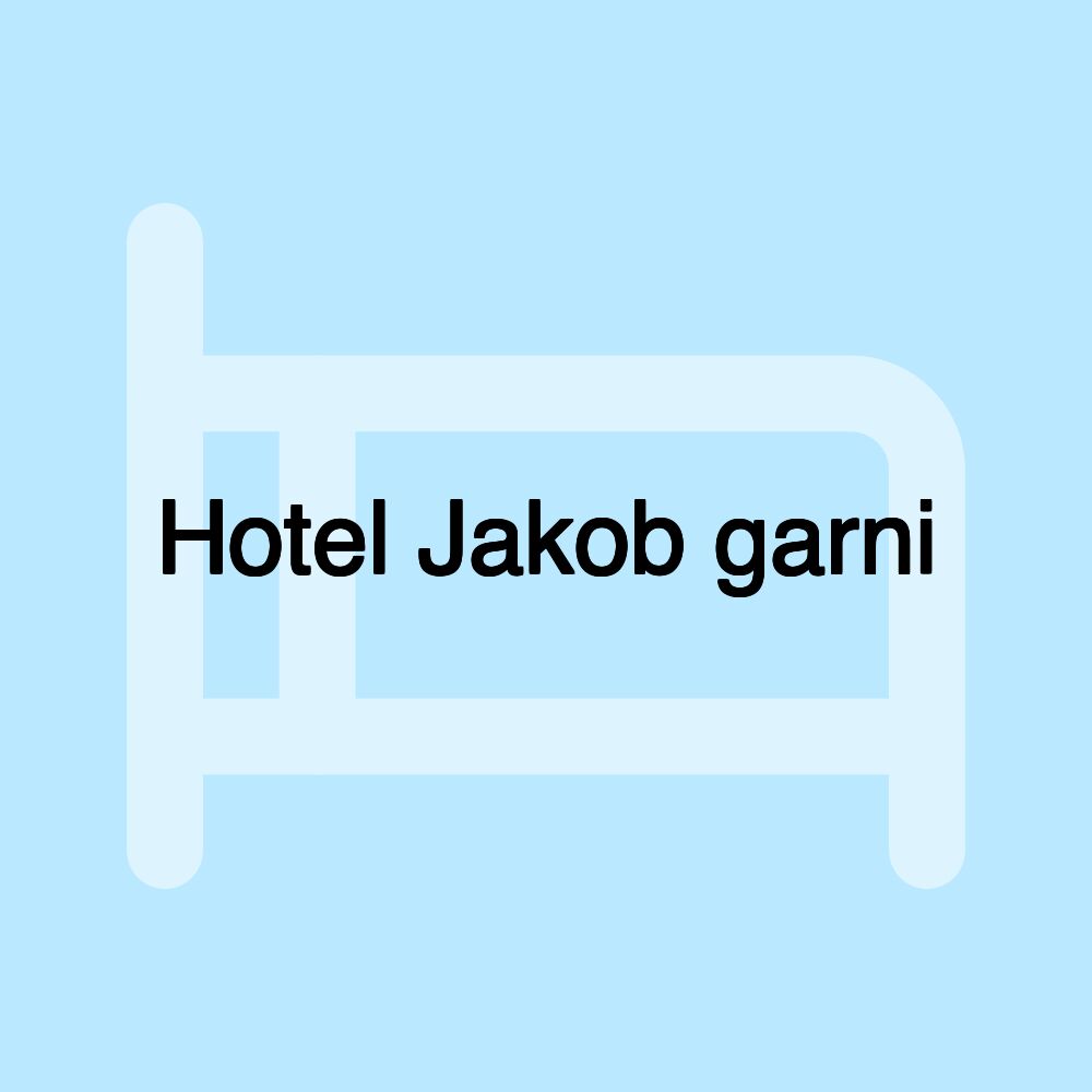 Hotel Jakob garni