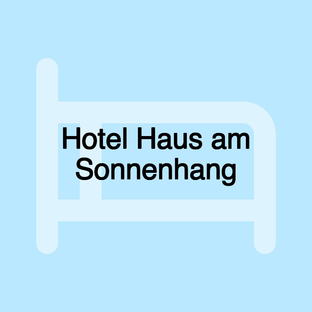 Hotel Haus am Sonnenhang