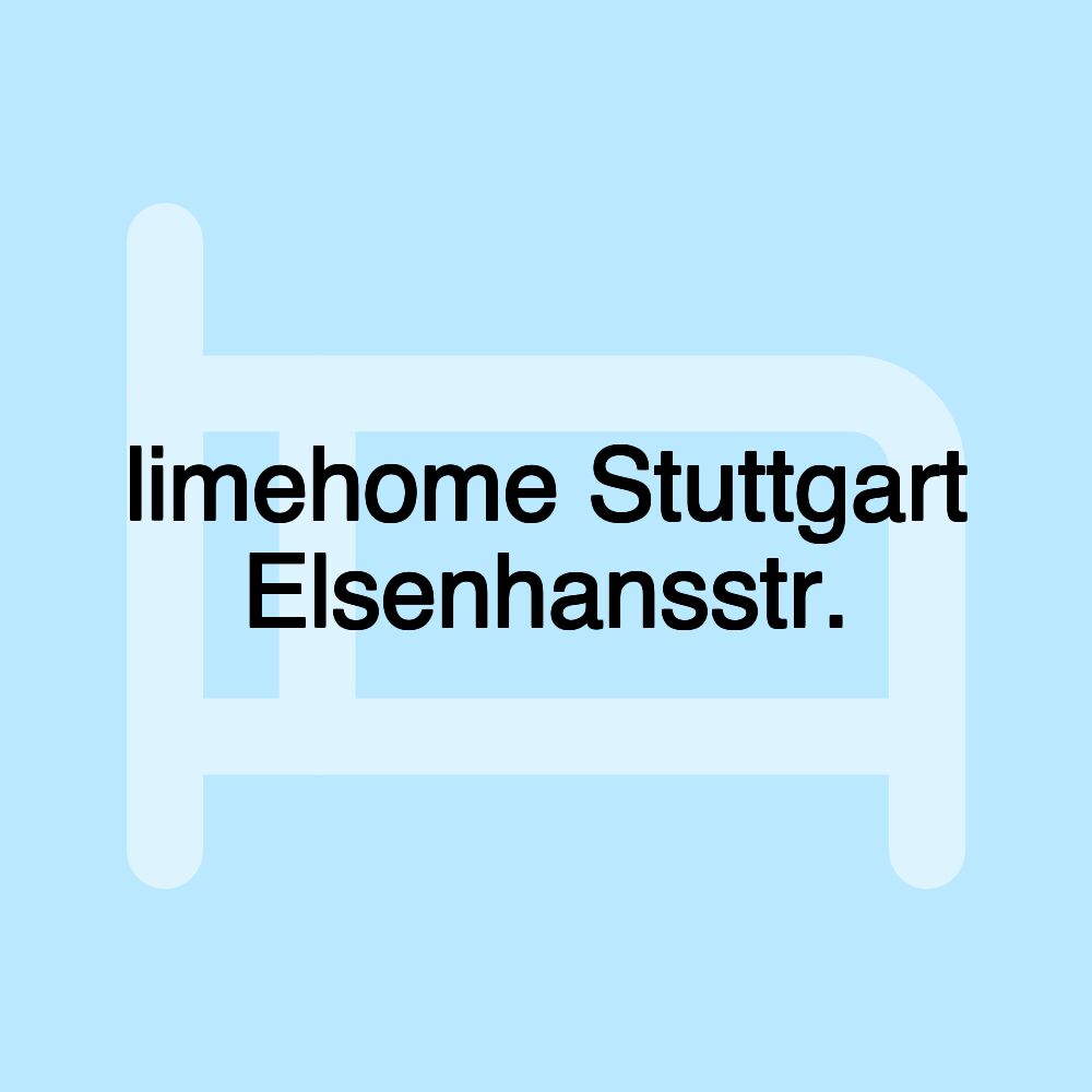 limehome Stuttgart Elsenhansstr.