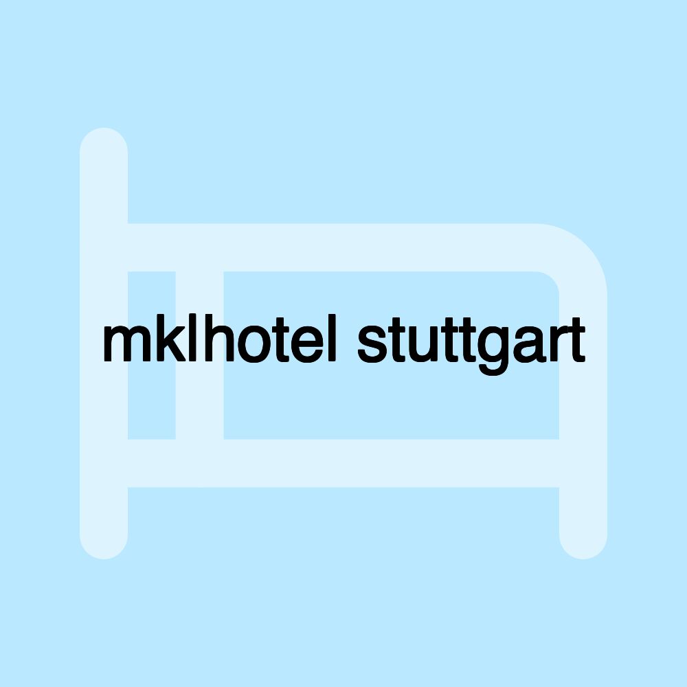 mk|hotel stuttgart