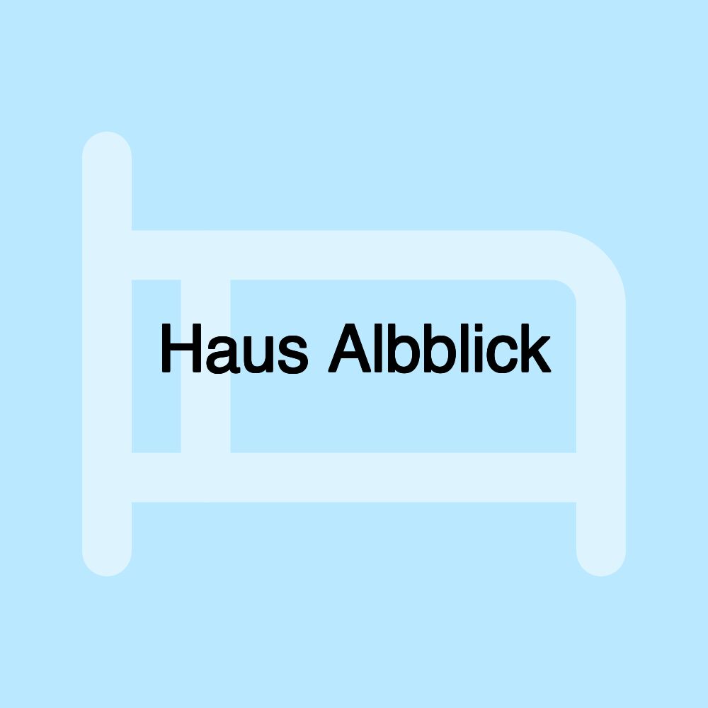 Haus Albblick