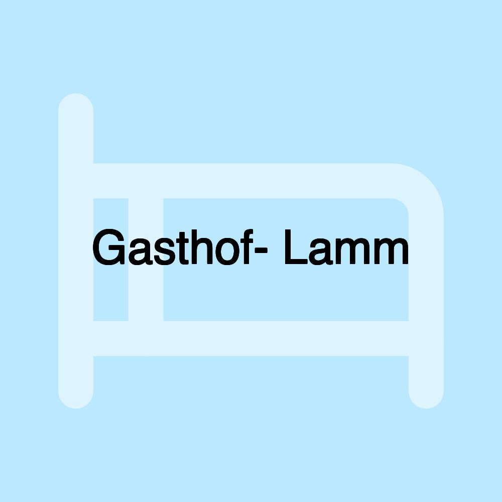 Gasthof- Lamm