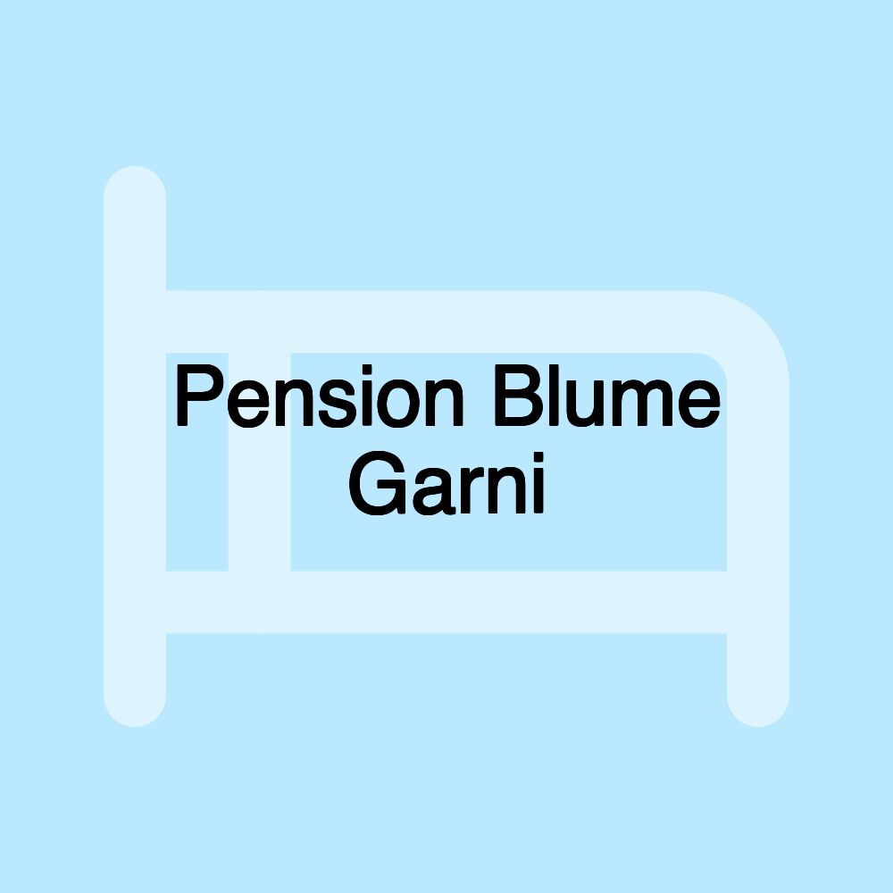 Pension Blume Garni