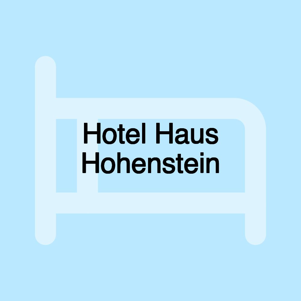 Hotel Haus Hohenstein