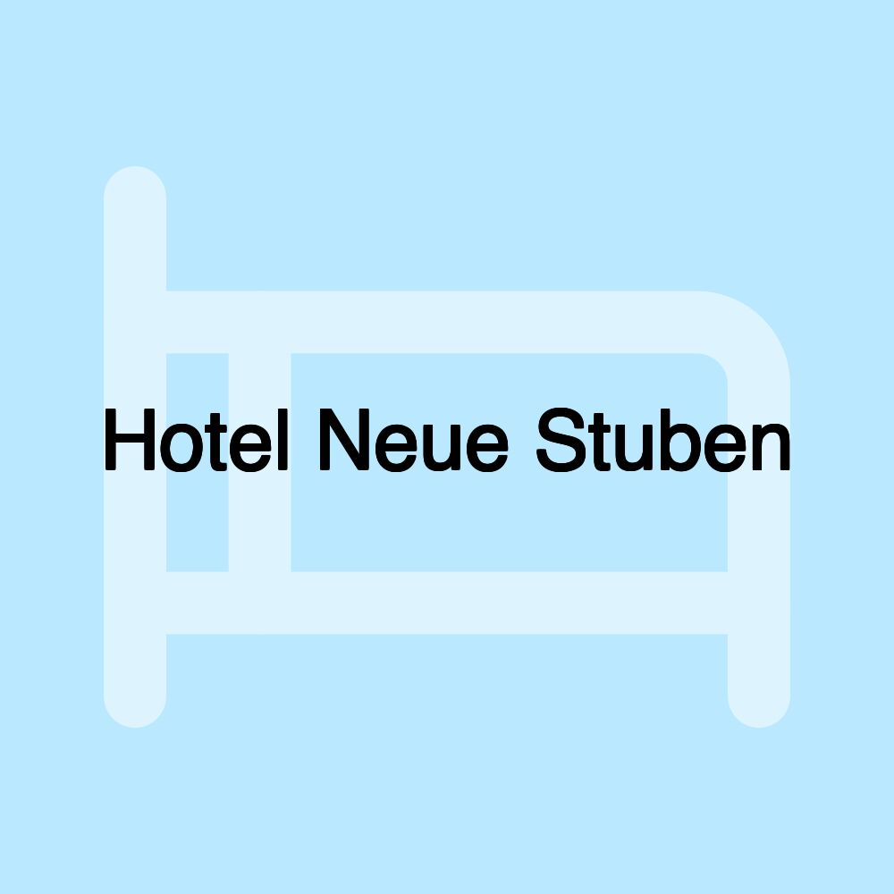 Hotel Neue Stuben