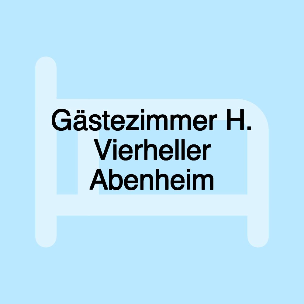 Gästezimmer H. Vierheller Abenheim