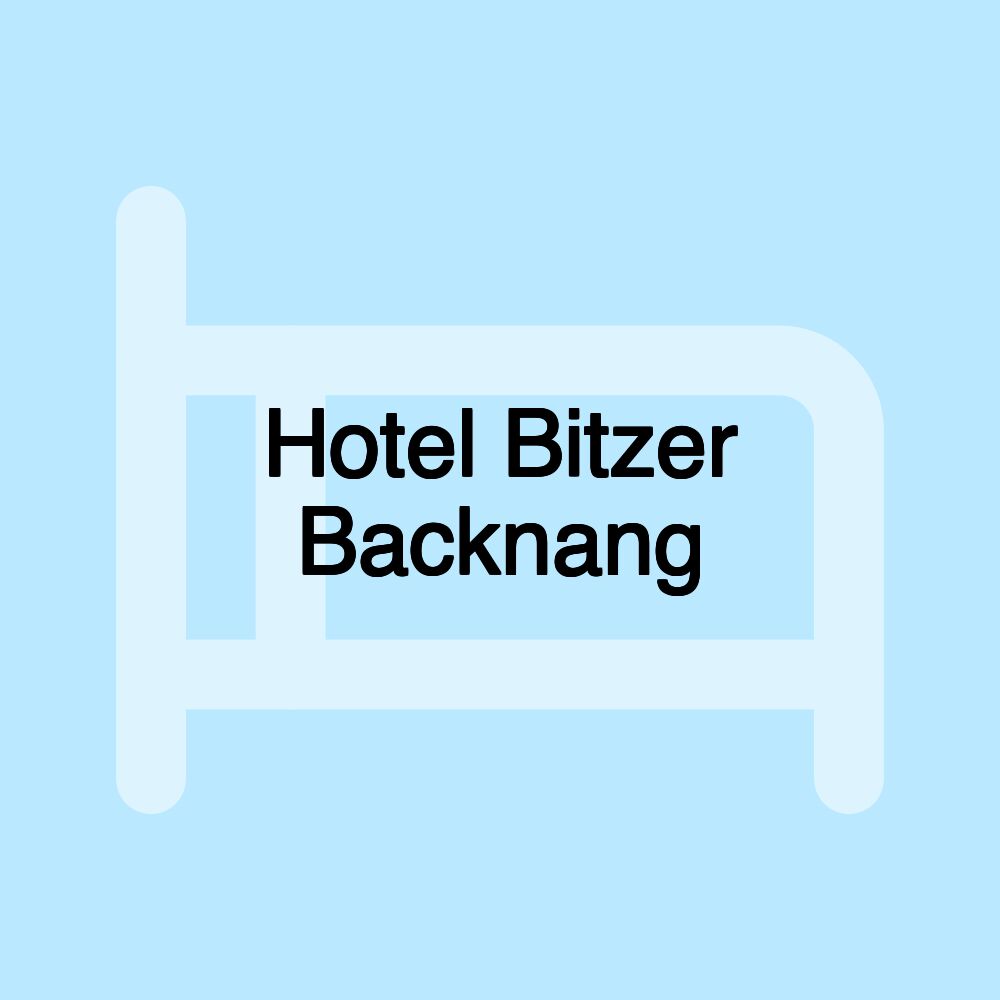 Hotel Bitzer Backnang