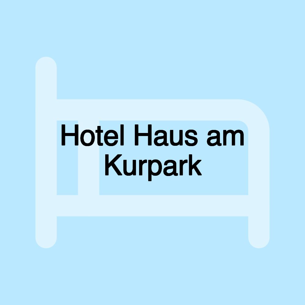 Hotel Haus am Kurpark