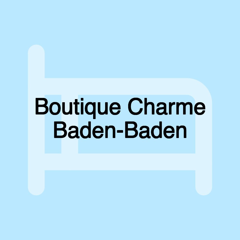 Boutique Charme Baden-Baden