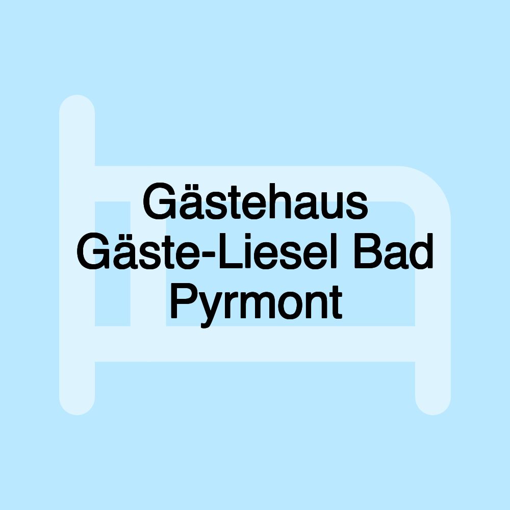 Gästehaus Gäste-Liesel Bad Pyrmont