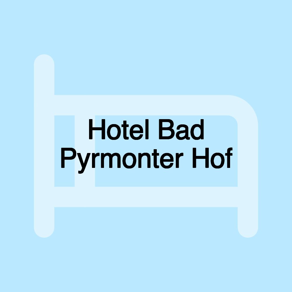 Hotel Bad Pyrmonter Hof